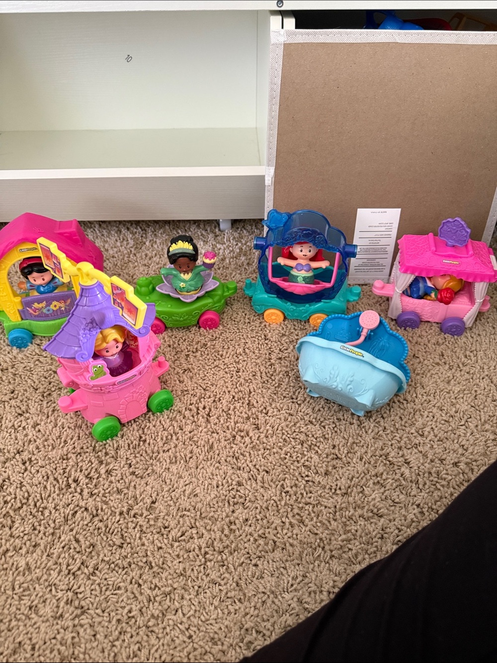 Little people princess floats and characters